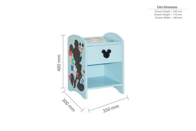 Disney Mickey Mouse Bedside Table
