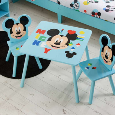 Mickey mouse erasable activity table and chairs playset hotsell