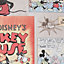 Disney Mickey Mouse Vintage Comics Wallpaper Roll Multicolour