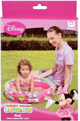 Disney Minnie Mouse and Daisy Inflatable Baby Toddler Swim Paddling Pool Toy