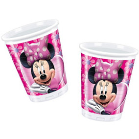Disney Minnie Mouse Party Cup (Pack of 10) Pink/White (One Size)