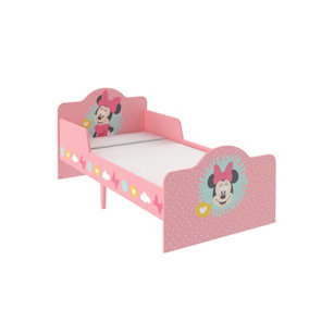 Disney Minnie Mouse Pink Toddler Bed, D75 X W143 X H64cm