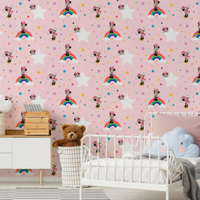 Pink Kids Wallpaper | Wallpaper & wall coverings | B&Q