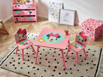 Mickey and minnie table and chairs best sale