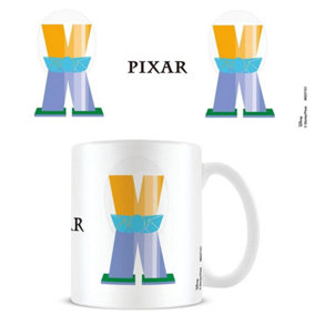 Disney Pixar X Alphabet Mug White/Yellow/Violet (One Size)