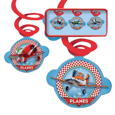 Disney Planes Decoration (Pack of 6) Blue/Red (One Size) DIY at B&Q