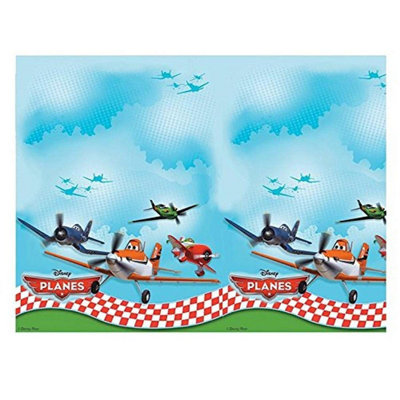 Disney Planes Plastic Party Table Cover Multicoloured (1.8m x 1.2m)