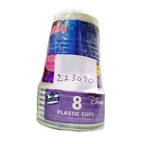Disney Plastic Party Cup (Pack of 8) Multicoloured (One Size)