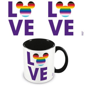 Disney Pride Love Mug White/Purple/Black (One Size)