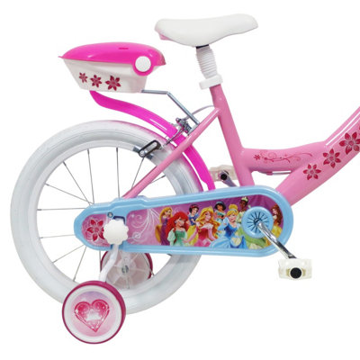 Princess bike best sale with stabilisers