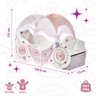 Princess carriage bed best sale