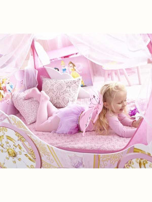 Disney princess discount metal carriage bed