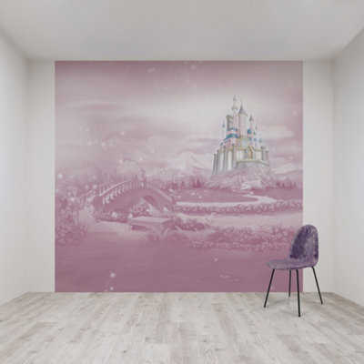 Disney Princess Castle Fixed Size Wall Mural