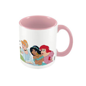 Disney Princess Characters Mug White/Pink (One Size)