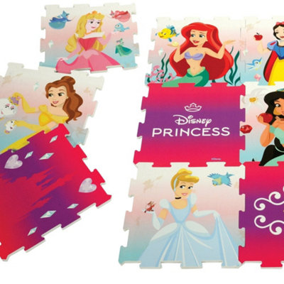 Disney Princess Foam Play Mat Soft Tiles for Baby Toddler Floor ...