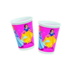 Disney Princess Plastic Magic Party Cup (Pack of 8) Multicoloured (One Size)