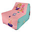 Disney Princess Shaped Bean Bag Chair For Kids, W80 X D59 X H51.5cm