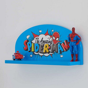 Disney Spider-man Shelf In Blue