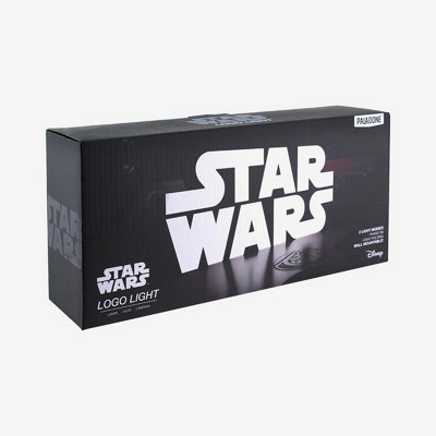 Disney Star Wars White Logo Table Light - 4