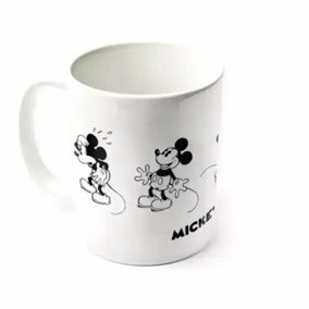Disney Vintage Mickey Mouse Mug White/Black (One Size)