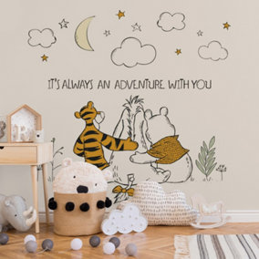 Disney Winnie the Pooh Friends Forever Wall Mural