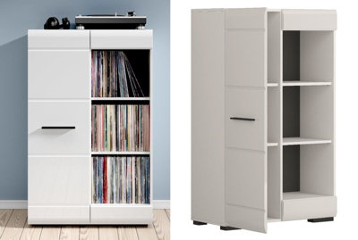 Small white gloss bookcase hotsell