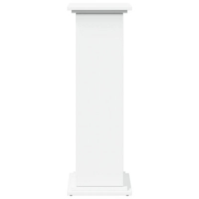 Display Stand with Storage White 31x30x90 cm Engineered Wood