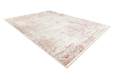 DISTIN 0828A pink / powder / white modern carpet - Abstraction, vintag  80x150 cm