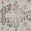 Distressed Beige Multicolour Persian Style Washable Non Slip Runner Rug 60x240cm