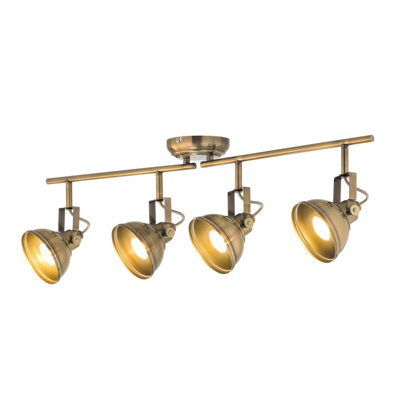 Ditavon 4 X Antique Brass Spotlight