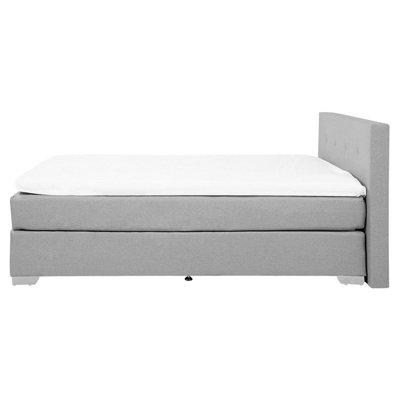 View of Divan Bed Fabric CONSUL 160 x 200 cm (EU King Size) Light Grey