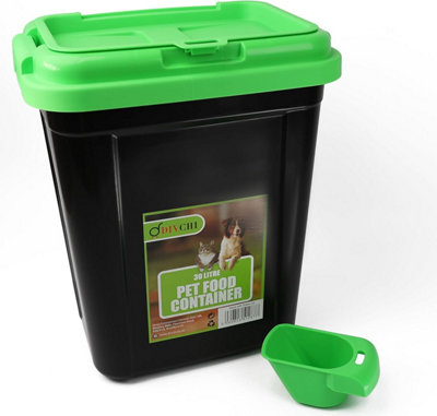 Home Beauty 40L Pet Food Storage Container Flip Top Locking System