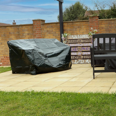 DIVCHI Heavy Duty 3 Seater Waterproof Outdoor Garden Bench Cover with ...