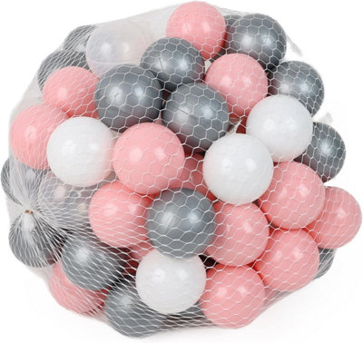 DIVCHI Playballs Soft Pit Balls for Kids, Small Metallic Color Plastic Balls,  Smooth Surface and No Sharp Edges 400 Pcs