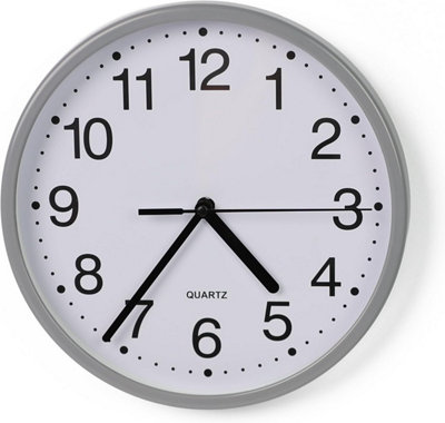 DIVCHI Wall Clock Silent & Non-ticking Modern Battery Operated Digital ...