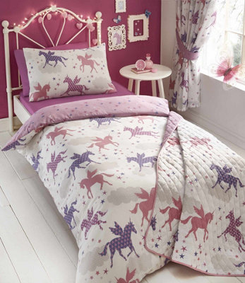 Single duvet hotsell cover unicorn