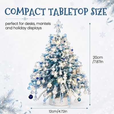 DIY 3D Beaded Christmas Tree Making Kit, Illuminated Tabletop Festive ...