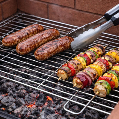 DIY Brick BBQ Kit - Build Your Own Garden Barbecue - Includes Chrome ...