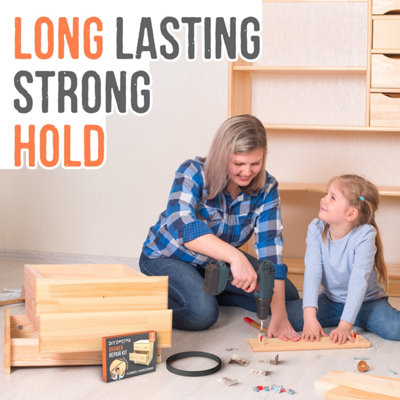 DIY Doctor Drawer Doctor Kit - 6 Pack - Fix Broken or Buckled Drawers - Drawer Strengthener and Support Kit