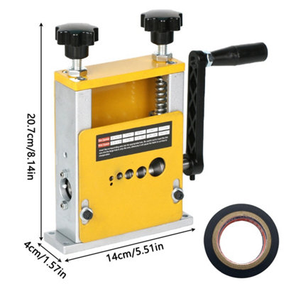 DIY Hand-Cranked Dual-Drive Multi-Hole Wire Stripper for Copper Cable ...