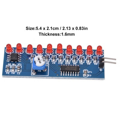 DIY Kit:2 Pcs NE555 + CD4017 LED Chaser Water Flowing Light Module Circuit