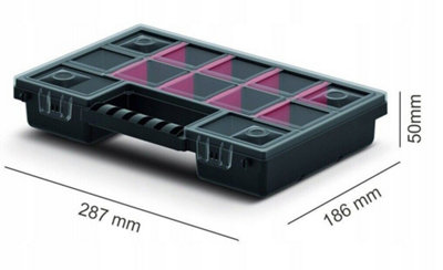 DIY Organiser STORAGE CASE Small Parts Carry Tool Box Screws Craft Mobil Fishing Model 1 - 6