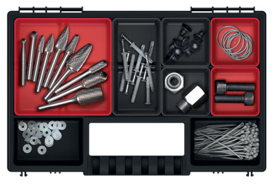 DIY Organiser STORAGE CASE Small Parts Carry Tool Box Screws Craft Mobil Fishing Model 2