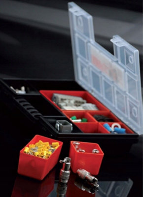 DIY Organiser STORAGE CASE Small Parts Carry Tool Box Screws Craft Mobil Fishing Model 2 - 6