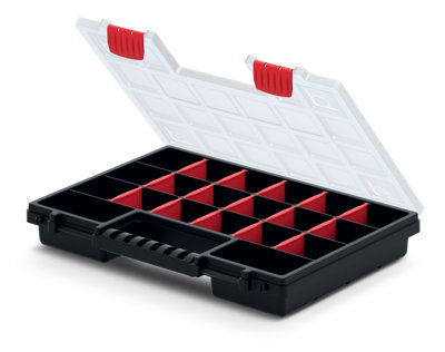 DIY Organiser STORAGE CASE Small Parts Carry Tool Box Screws Craft Mobil Fishing Model 3 - 5