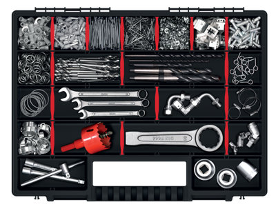 DIY Organiser STORAGE CASE Small Parts Carry Tool Box Screws Craft Mobil Fishing Model 5