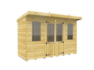 DIY Sheds 10x4 Pent Summer House Loglap