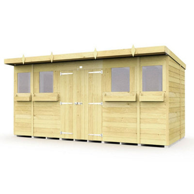 DIY Sheds 14x6 Pent Summer Shed