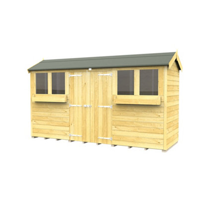 DIY Sheds 4x12 Apex Summer Shed | DIY at B&Q