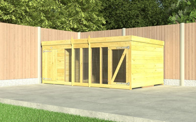 DIY Sheds 4x4 Dog Kennel and Run